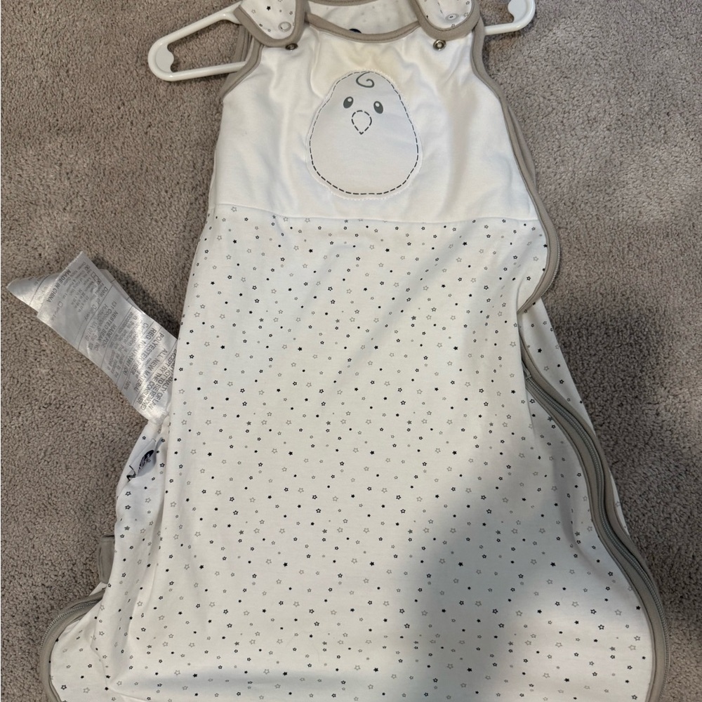 Nested Bean baby sleep sack gray stars